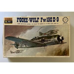 Bachmann Fujimi Focke-Wulf Fw 190 D-9 1:48 Scale Model Kit #0764-250 Open Box